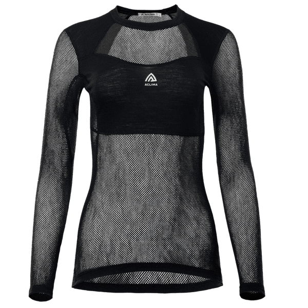 Koszulka z krótkim rękawem Aclima WoolNet Light Crewneck Women Jet Black