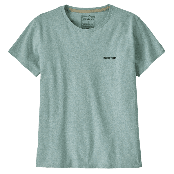 Koszulka z krótkim rękawem Patagonia P-6 Logo Responsibili-Tee Women P-6 Outline: Virtually Blue