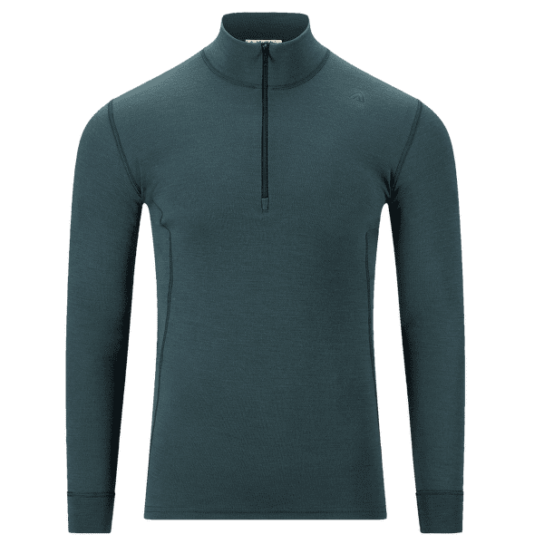Koszulka z długim rękawem Aclima WarmWool Mock Neck Shirt Men Green Gables