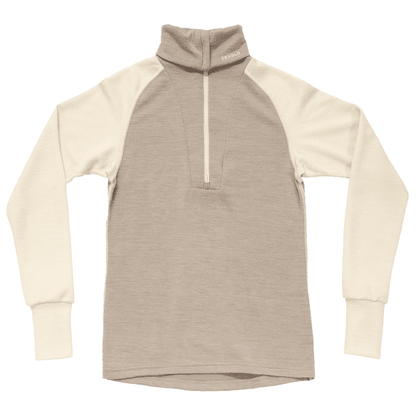 Pulower Devold Expedition Merino Silk Zip Women 000B  OFFWHITE/STONE
