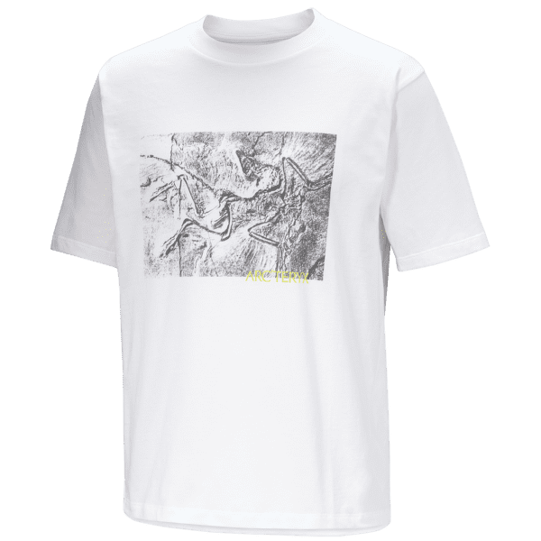 Koszulka z krótkim rękawem Arcteryx Kragg Cotton Lithographica SS Men White Light