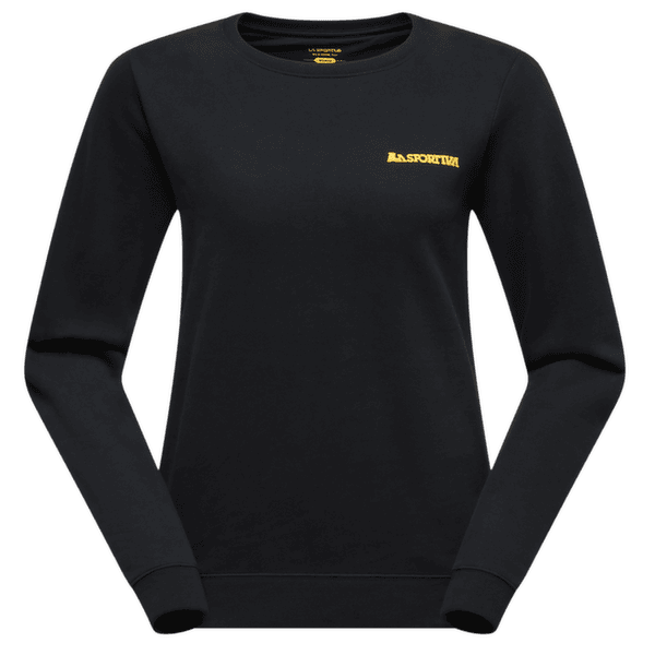 Koszulka z długim rękawem La Sportiva Climbing on the Moon Sweatshirt Women Nero/Giallo