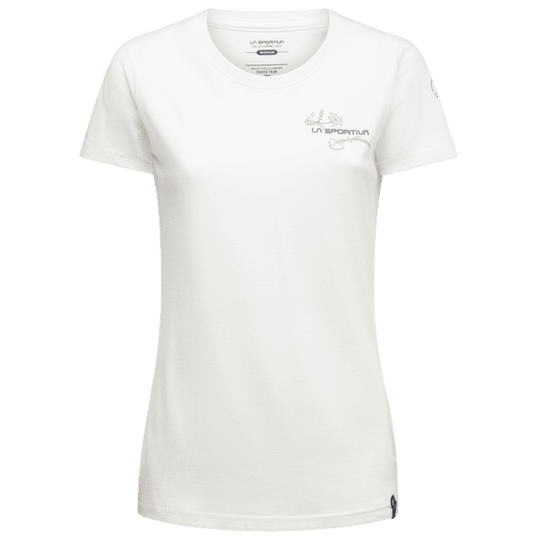 Koszulka z krótkim rękawem La Sportiva CLIMB FLOWER T-SHIRT Women Chalk/Limestone
