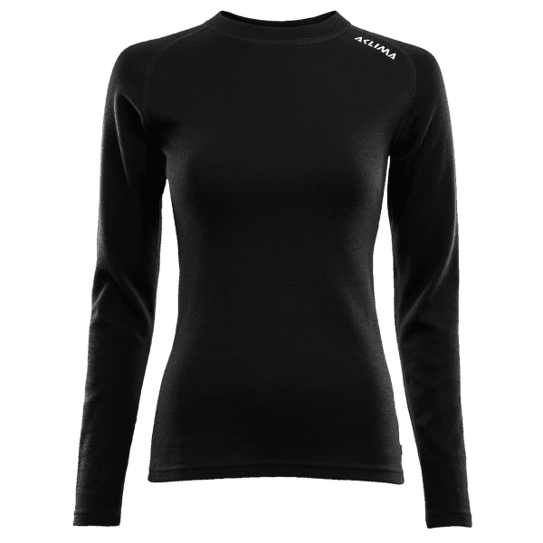 Koszulka z długim rękawem Aclima WarmWool Crew Neck Women Jet Black