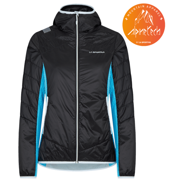 Bunda La Sportiva Aequilibrium Insulation Hoody Women Black/Malibu Blue