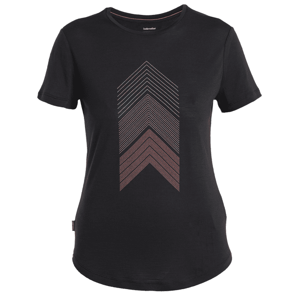 Koszulka z krótkim rękawem Icebreaker Merino 125 Cool-lite™ Sphere III SS Tee Peak Sprint Women Black