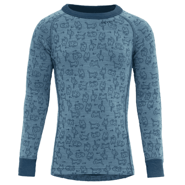 Koszulka z długim rękawem Devold Duo Active Merino Shirt Kid 313A MOON