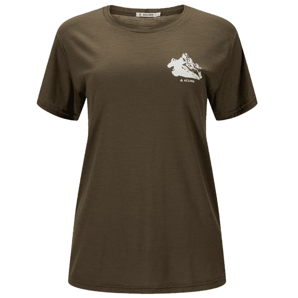 Koszulka z krótkim rękawem Aclima LightWool Tee Mountain Women Tarmac