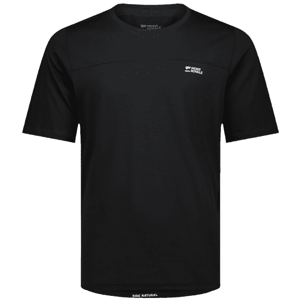 Koszulka z krótkim rękawem Mons Royale Diversion Merino Bike Jersey Short Sleeve Black
