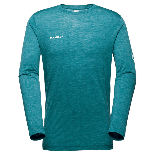 Koszulka z długim rękawem Mammut  Tree Wool FL Longsleeve Men 40324 deep teal melange