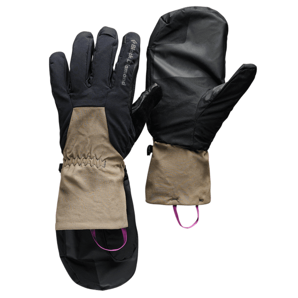 Rękawice Black Diamond Cirque Gloves Black-Walnuts