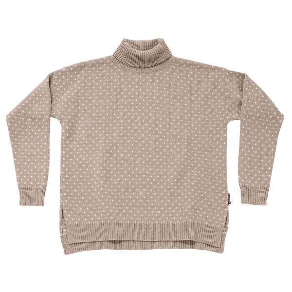 Sweter Devold Sorisen Wool Sweater Women 684B STONE/OFFWHITE