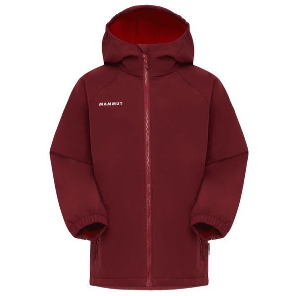 Bunda Mammut ULTIMATE COMFORT SO HOODED JACKET KIDS 3818 dark mammut red