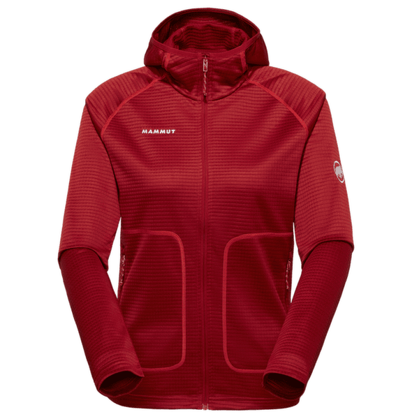 Bunda Mammut CRAG ML HOODED JACKET WOMEN 3818 dark mammut red