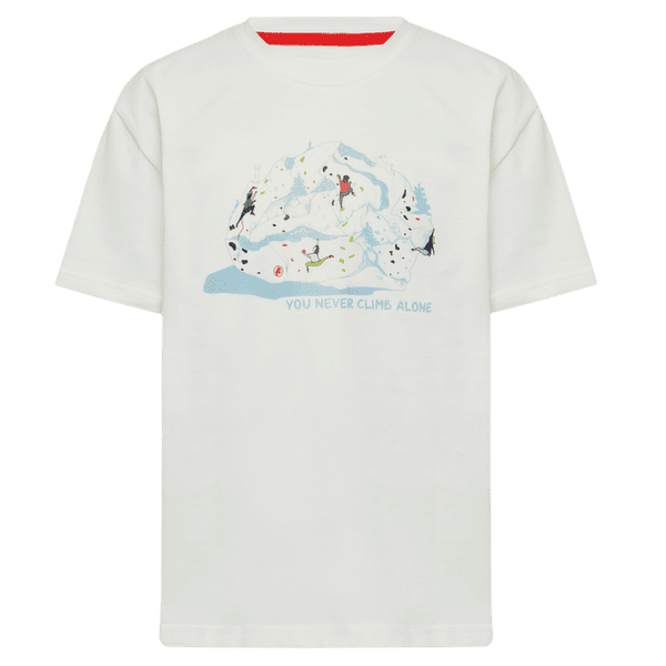 Koszulka z krótkim rękawem Mammut MAMMUT BASE T-SHIRT CLIMBING KIDS white 0243