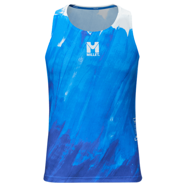 Tank top Millet INTENSE PRO LIGHT TANK Men ICON BLUE/WHITE