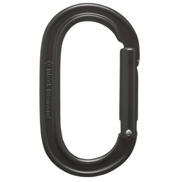 Karabinek wspinaczkowy Black Diamond OVAL Black