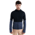 Bluza Icebreaker Merino 200 Realfleece™ Descender LS  Zip Hoodie Men BLACK/GRAPHITE/CB