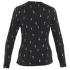 Koszulka z długim rękawem Icebreaker Merino 200 Oasis LS Crewe Ski Day Women BLACK/AOP