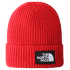 Czapki The North Face TNF LOGO BOX CUFF BEANIE TNF RED