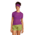 Koszulka z krótkim rękawem Icebreaker Merino Blend 75 Cool-Lite™ Featherlight SS Crewe Women BLACK