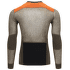 Koszulka z długim rękawem Aclima WoolNet Hiking Crew Neck shirt Men Jet Black/Tarmac/Gold Flame