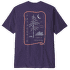 Koszulka z krótkim rękawem Patagonia Clean Climb Roots Responsibili-Tee Men Plummet Purple