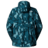 Bunda The North Face MOUNTAIN ATHLETICS HOODED WIND JKT-PRI Women DQD DEEP CYPRESS PAINTED MOUNTAINS PRINT