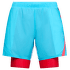 FLOW 5" SHORT Women Malibu Blue/Hibiscus