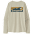 Koszulka z długim rękawem Patagonia Long-Sleeved Cap Cool Daily Shirt  - Boardshort Logo Women Dyno White