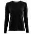 LightWool Undershirt Long Sleeve Women Jet Black
