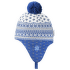 KIDS KNITTED MERINO BEANIE KAMA BW110 light blue