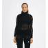 Koszulka z długim rękawem Aclima WoolNet Polo W/Zip Women Jet Black
