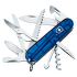 Swiss Army knife HUNTSMAN, blue translucent Blue Translucent