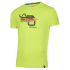 Koszulka z krótkim rękawem La Sportiva STRIPE CUBE T-SHIRT Men Lime Punch