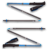 Hole Black Diamond DISTANCE CARBON Z POLES Ultra Blue