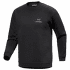 Emblem Fleece Crew Men Black