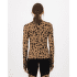 Koszulka z długim rękawem Mons Royale Cascade Merino Base Layer Mock Neck Long Sleeve Women Aoraki Lily Toffee
