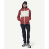 Bluza Devold Egga Grid Merino Jacket Women 753B  MARSALA/RAW WHITE