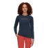 Koszulka z długim rękawem Mammut Selun FL Longsleeve Women Logo marine 5118