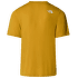 Koszulka z krótkim rękawem The North Face MOUNTAIN FOUNDATION COORDINATES TEE 0XI TURMERIC