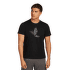 Koszulka z krótkim rękawem Icebreaker Merino 150 Tech Lite SS Tee Skiing Yeti Men BLACK