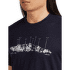 Koszulka z krótkim rękawem Icebreaker Merino 150 Tech Lite SS Tee The Peaks Men Midnight Navy