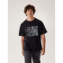 Koszulka z krótkim rękawem Arcteryx Kragg Cotton Lithographica SS Men Black