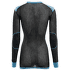 Koszulka z długim rękawem Aclima WoolNet Crew Neckt Women Azure Blue / Jet Black