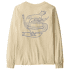 Koszulka z długim rękawem Patagonia Long-Sleeved Graphic T-Shirt Kids Skisel: Undyed Natural