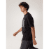 Koszulka z krótkim rękawem Arcteryx Kragg Cotton Lithographica SS Men Black