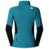 Bunda The North Face POLARTEC POWERGRID STORMGAP JACKET Women 983 DEEP TEAL/TNF BLACK