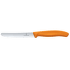 Tomato knife Swiss Classic, wavy, orange, 11 cm Orange