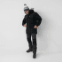Bunda Fjällräven Singi Down Jacket Men Black
